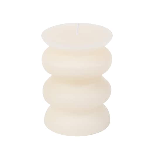 3" x 4" Cream Pillar Candle by Ashland®